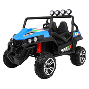 Voziček na akumulator Grand 4x4 LIFT STRONG - dvosed - moder