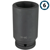 Dolgi udarni natični ključ 3/4 32 mm
