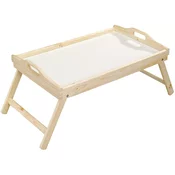 Kesper Poslužavnik za serviranje sa sklopivim nogama 50x35x23cm bor, Smeđi