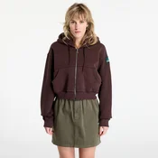 Mikina adidas Equipment Cropped Hoodie Aurora Coffee L