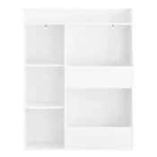 SoBuy SoBuy otroška knjižna polica z 5 predali montessori bela 80x34x104 cm, (5000009220)
