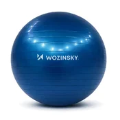 WOZINSKY Wozinsky WGB65BL žoga za vadbo, 65 cm, modra