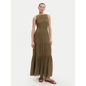 MICHAEL Michael Kors Poletna obleka MS582VF7R3 Khaki Regular Fit