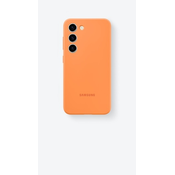 Original maska Samsung S23+ Silikonska futrola S23 Plus EF-PS916 Narandžasta