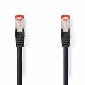 Nedis Omrežni kabel CAT6 | RJ45 moški | RJ45 moški | S/FTP | 10,0 m | Okrogla | LSZH | Črna | Oznaka