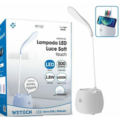WETECH Led namizna svetilka z držalom za svinčnike ali telefon