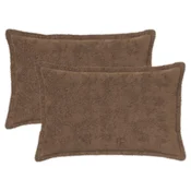 Vidaxl Prevleka za blazino 2 kos HOUTEN Svetlo rjava 50 x 70 cm