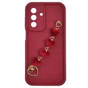 MM TPU SAM GALAXY A16 4G/5G SILICONE CANDY WRIST STRAP R Heart