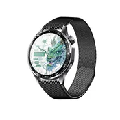 INF Pametna ura z EKG-jem, merilnikom srčnega utripa, merilnikom krvnega tlaka in pedometrom Black Milanese strap, (5000306714)