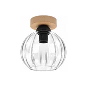 BRILAGI - LED plafonsko svetlo RETRO GLASS 1xE27/60W/230V O 18 cm hrast/prozirno