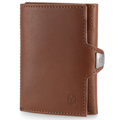 Slimpuro TRYO Slim Wallet 5 kartic žep za kovance, 9,2 x 2,2 x 7,5 cm (Š x V x G), zaščita RFID (QK-DNPH-HDCJ)