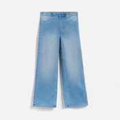 Reserved - Elastične wide leg farmerke