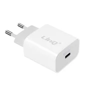 LINQ 18 W stenski polnilec s hitrim polnjenjem USB-C, LinQ – bel, (20628848)