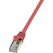 LogiLink RJ45 omrežni kabel CAT 5e F/UTP [1x RJ45 konektor - 1x RJ45konektor] 5 m rdeča LogiLink