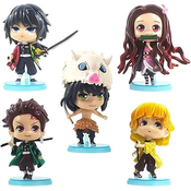 5 kosov figuric za torte Demon Slayer