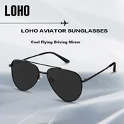 Loho Unisex naocare za sunce, Crne