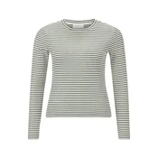 Rich & Royal Majica zelena / off-bela