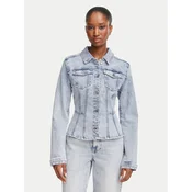Morgan Jeans jakna 262-VILIKA Svetlo modra Slim Fit