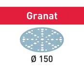 Festool brusni materijal Granat D150 za P120 GR/50 brusilice s prijenosom, 50 komada, 578359