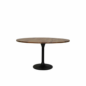 Okrugli blagovaonski stol s pločom stola od bagrema u prirodnoj boji o 140 cm Biboca – Light & Living