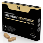 Tablete za moške Blackbull By Spartan - Erectmen & testosteride Desire + Virility, 10 kos