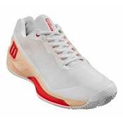 Ženske tenisice Wilson Rush Pro 4.0 Clay - white/peach parfait/infrared