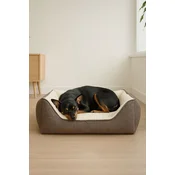 Paws & Whiskers Krevet za ljubimce Zeus, 100x80x20 cm, Braon