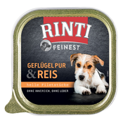 Mega pakiranje RINTI Feinest 44x150 g - Čista perutnina & riž