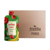 Fruvita Vocni Pire Jagoda Jabuka Banana 8x180 g XXL