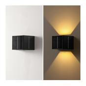 Brilagi - LED Solarna stenska svetilka s senzorjem SOLAR CUBE LED/2W/3,2V IP54