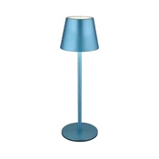 Globo 58488BL-LED VANNIE, zatemnjiva polnilna zunanja namizna svetilka na dotik, 3W/5V, IP54, 1800mAh, modra