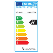 Velamp LED žarnica za hladilnik 3W, E14, 3000K