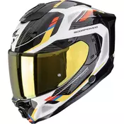 Scorpion EXO-1500 Air Sleek integralna motociklisticka kaciga bijelo-plavo-žuta