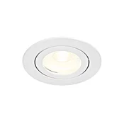 SCHRACK Punto LED 8W 760lm 4000K 36° 230V IP65/IP20 dimabilna bela