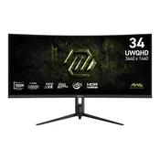 slomart Monitor MAG 342CQRF E20, 34 UWQHD, Curved, 200Hz, črn