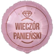 GoDan Folija balon za dekliščino roza 45 cm