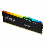DIMM DDR5 32GB 5600MT/s KF556C40BBA-32 FURY Beast RGB Black