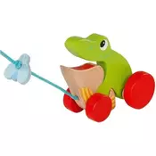 Drvena igracka za povlacenje Goki - Žaba