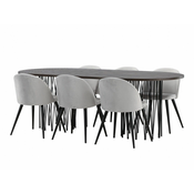 jedilnica set Dallas 4064 74x100x220cm