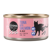 Ekonomično pakiranje Cosma Asia u želeu 24 x 170 g - Tuna s lososom