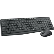 LOGITECH tipkovnica + brezžična miška MK235 SLO, črna, 920-008031