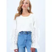Trend Alacati Stili Ženska bluza Alc-X14436, Bela