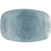 CHURCHILL Raku Topaz Blue plitev krožnik, pravokoten, dolžina: 300 mm (12 kos)