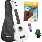 Cascha HH 3975 White Soprano ukulele (Poškodovano)
