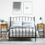 Nocni ormar 2 pcs Smeda 33.5 x 36 x 70 cm Konstrukcijsko drvo