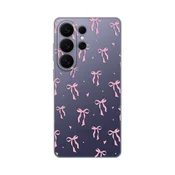 Maska za Samsung Galaxy S26 Ultra, Cute Bow, Silikonska, Print Skin