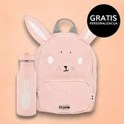trixie otroški nahrbtnik + steklenička 500 ml mrs. rabbit
