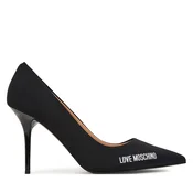 LOVE MOSCHINO Čevlji z visoko peto JA10299G1PIM0000 Črna
