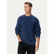 HUGO Pulover Sondye 50571274 Mornarsko modra Oversize