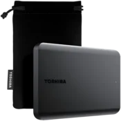Toshiba External Hard Drive Canvio Basics Excl (2.5 4TB, USB3.2 Gen 1, Black)